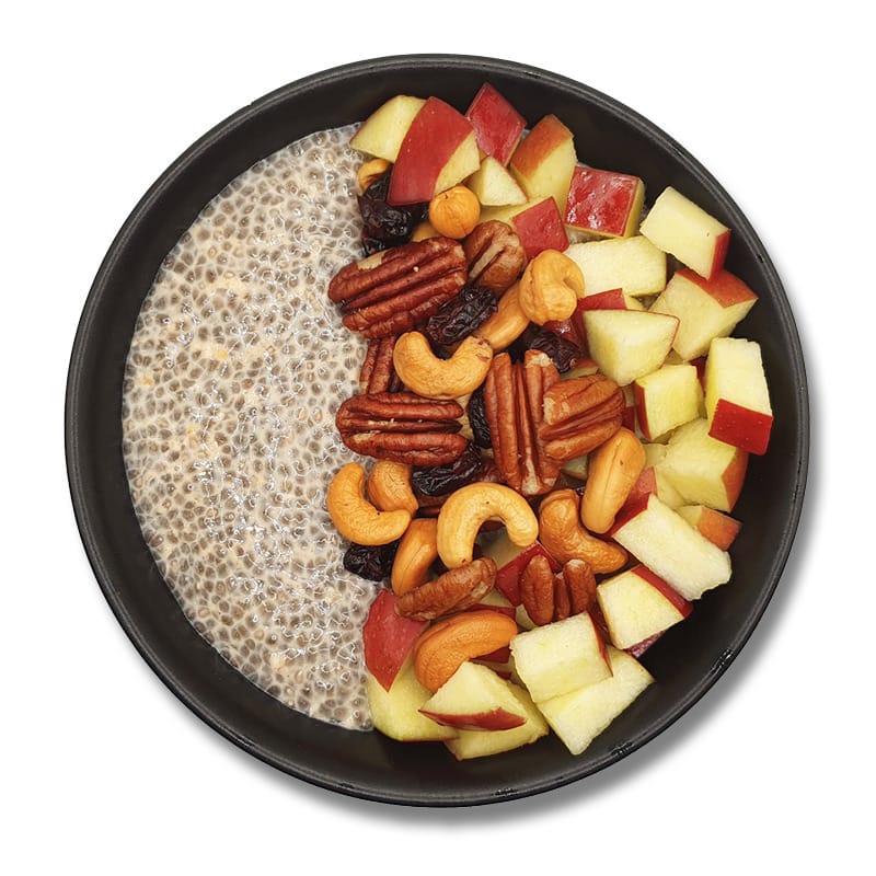 Chia with Oats, Apple, Cinnamon & Cranberry