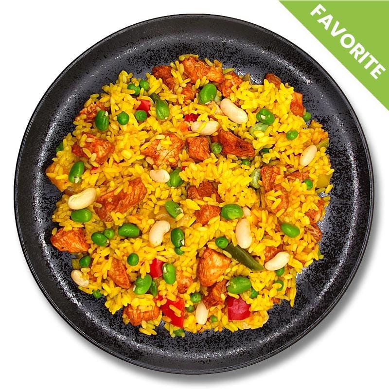 Paella-Hühnchen