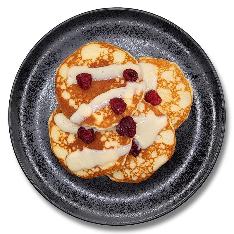 Proteinreiche Pfannkuchen Vanille