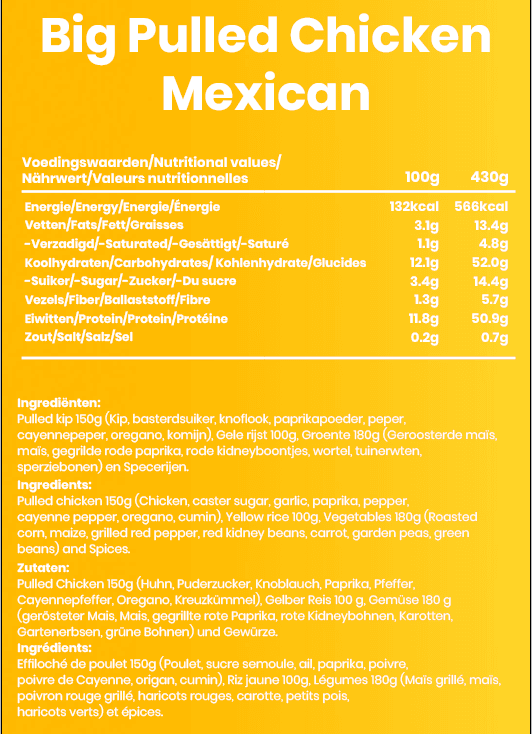 Big Pulled Chicken Mexican - Afbeelding 2