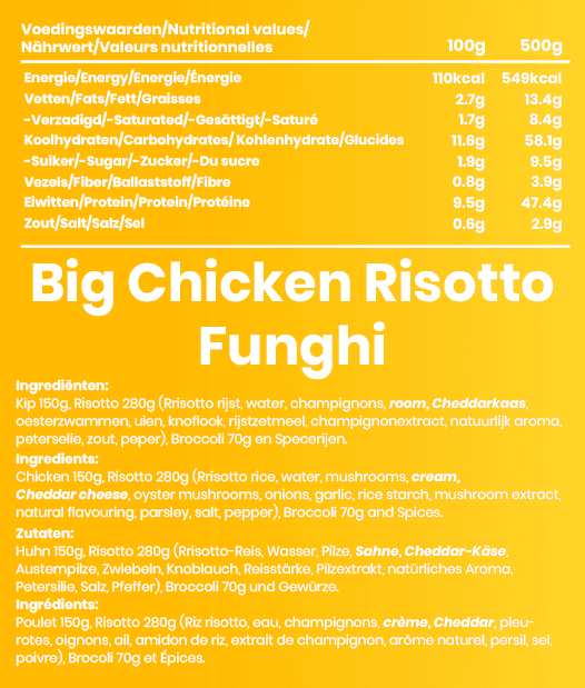 Big Chicken Risotto Funghi - Afbeelding 2